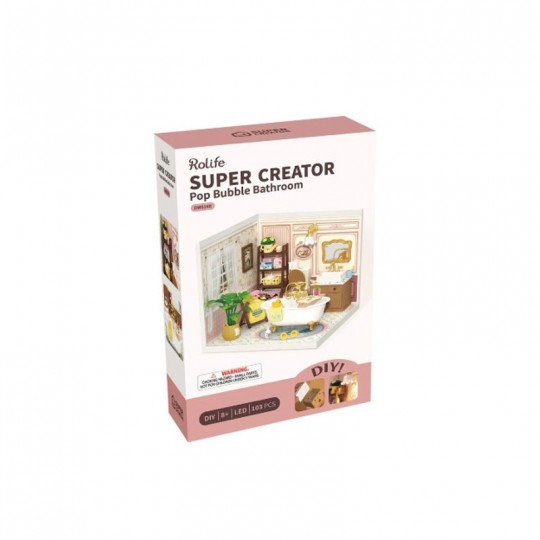 Pop Bubble Bathroom - Miniature 3D DIY Rolife Rolife - 1