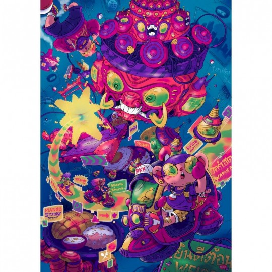 Puzzle 1000 pcs Cities Edition : Seoul - Musoka Studio Musoka Studio - 2