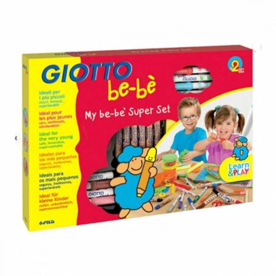 Maxi set de coloriage et modelage - giotto bébé Giotto - 1