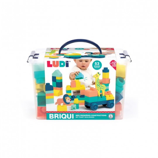 Blocs softs Briqui 53 pcs - Ludi LUDI - 1