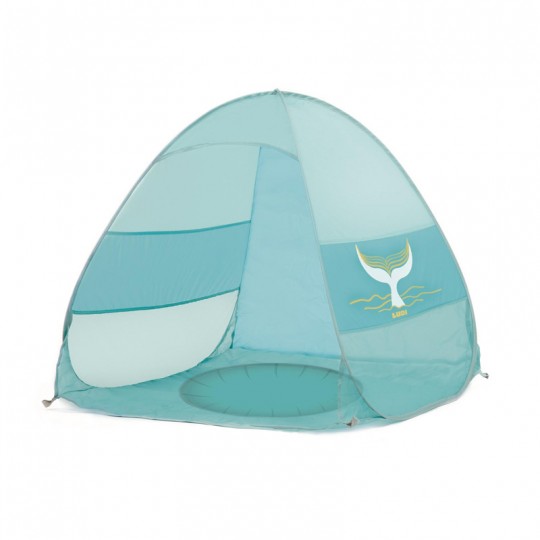 Tente multifonction POP'UP vert d'eau 100 x 90 cm - Ludi LUDI - 1