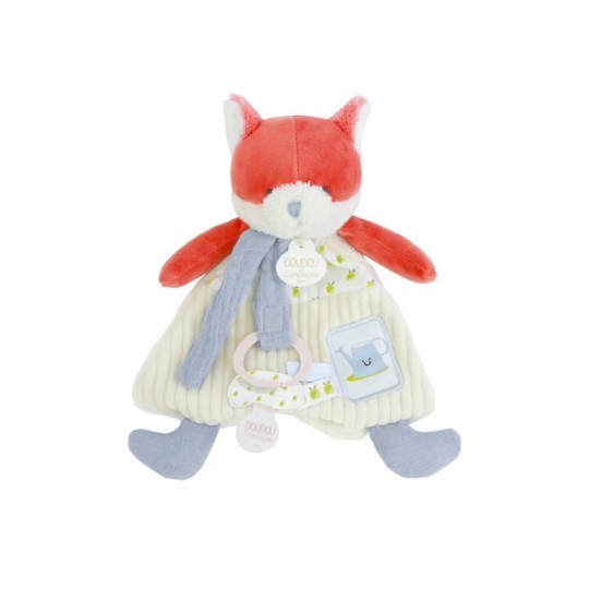 Doudou attache-sucette Renard Romarin 19 cm  - Doudou et compagnie Doudou et compagnie - 2
