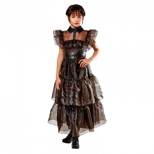 Déguisement 14-16 ans Mercredi Adams Robe de bal Luxe - Rubies Rubies - 1