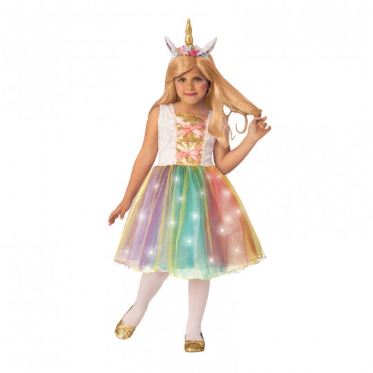 Déguisement 8-10 ans Licorne lumineuse - Rubies Rubies - 1