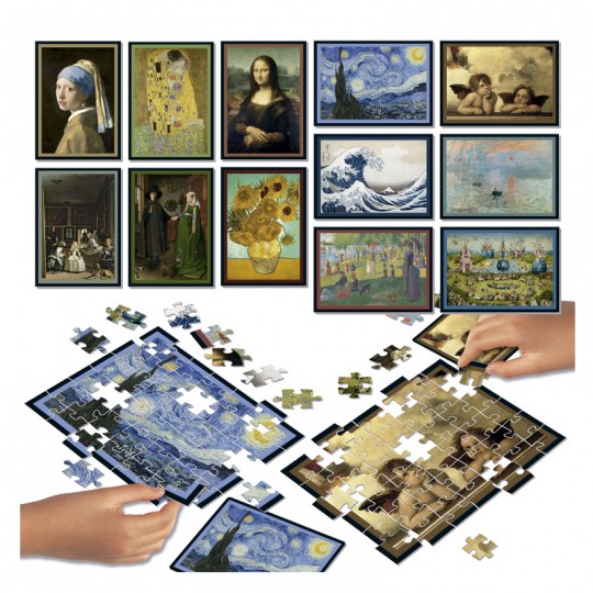 Puzzle Battle 12 x 42 pcs Art - Educa Educa - 2