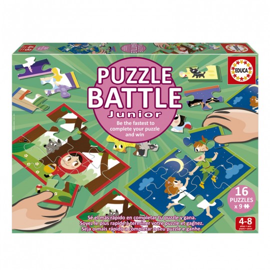 Puzzle Battle Junior 16 x 9 pcs Contes - Educa Educa - 1