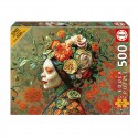 Puzzle 500 pcs XXL Reine Lezard - Educa Educa - 1 Puzzle 500 pcs XXL Reine Lezard - Educa Educa - 1