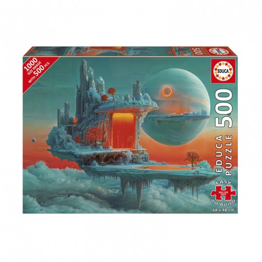 Puzzle 500 pcs XXL Planète de Feu et de Glace - Educa Educa - 1