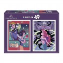 Puzzles 2 x 500 pcs Méchants et Princesse Disney - Educa Educa - 1 Puzzles 2 x 500 pcs Méchants et Princesse Disney - Educa Educa - 1