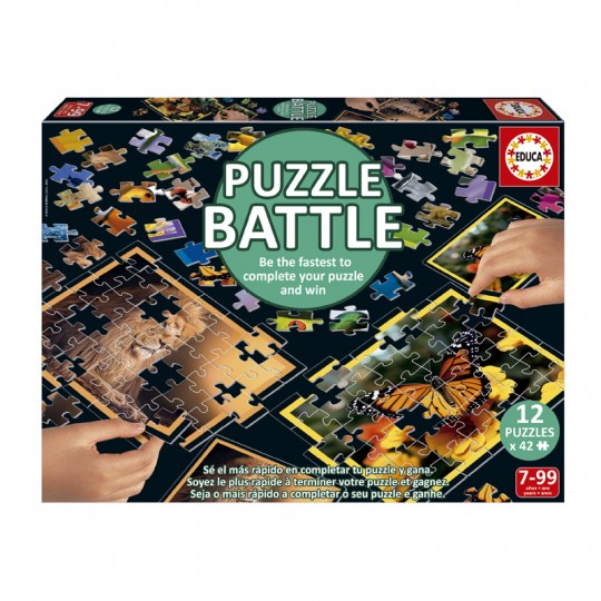 Puzzle Battle 12 x 42 pcs Natura - Educa Educa - 2