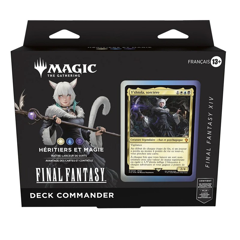 Boite de MTG : Final Fantasy - Deck Commander Héritiers et Magie