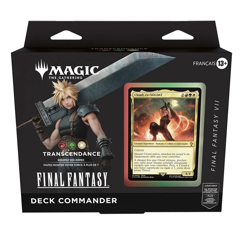 Boite de MTG : Final Fantasy - Deck Commander Transcendance