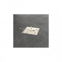 Plaque en plomb format règlementaire 7mm (45 x 45 cm) Cadetel - 3 Plaque en plomb format règlementaire 7mm (45 x 45 cm) Cadetel - 3