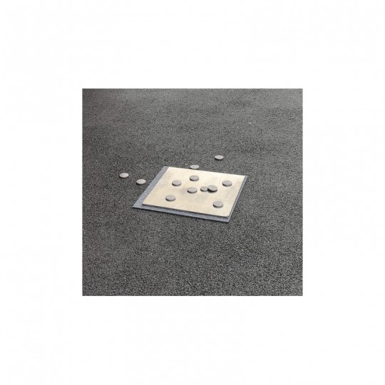 Plaque en plomb format règlementaire 7mm (45 x 45 cm) Cadetel - 3