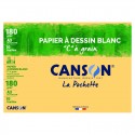 Pochette 10 feuilles c à grain A3 180g/m² blanc - Canson Canson - 1 Pochette 10 feuilles c à grain A3 180g/m² blanc - Canson Canson - 1