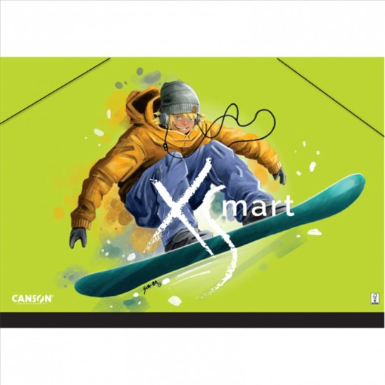 Chemise à dessin XSmart avec élastiques 26x33cm - Canson Canson - 3