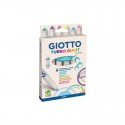 Pochette 6 feutres Pastel TURBO Giant pointe conique Super Washable - Giotto Giotto - 1 Pochette 6 feutres Pastel TURBO Giant pointe conique Super Washable - Giotto Giotto - 1