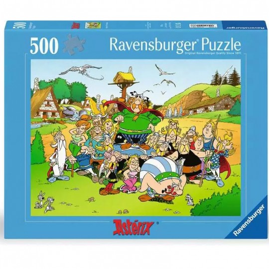 Puzzle 500 pcs : Astérix au village Ravensburger - 1
