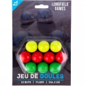 10 cochonnets en bois colorés pour pétanque Hot Games - 1 10 cochonnets en bois colorés pour pétanque Hot Games - 1