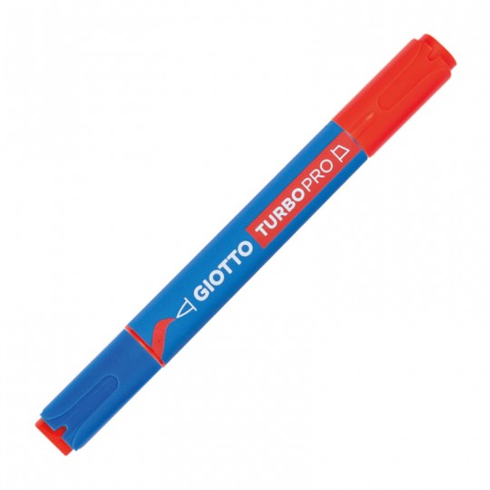 Marqueur rouge carmin double pointe TURBO PRO - Giotto Giotto - 1