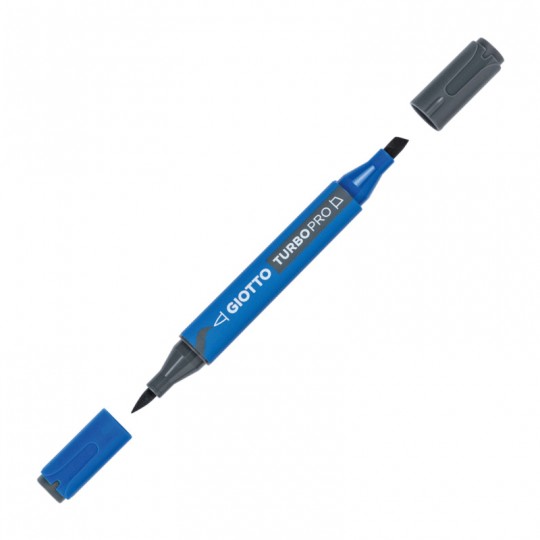 Marqueur noir double pointe TURBO PRO - Giotto Giotto - 1