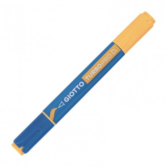 Marqueur terre sienne naturelle double pointe TURBO PRO - Giotto Giotto - 1