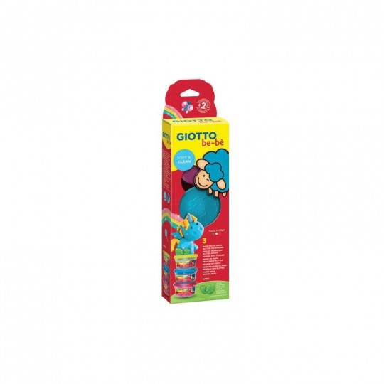 Set 3X100g Pâte à jouer BIOGLITTER - Giotto be-bè Giotto - 2