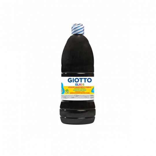 Flacon 1 litre Gouache  ELIOS Noir - Giotto Giotto - 1
