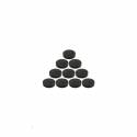 Lot de 10 palets pour Weykick Hockey Weykick - 1 Lot de 10 palets pour Weykick Hockey Weykick - 1