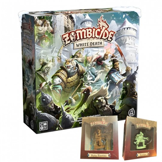Zombicide White Death + 2 figurines Kickstarter offertes CMON - 1