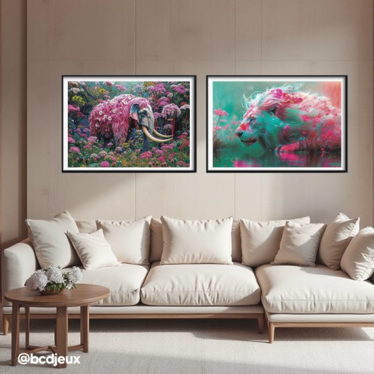 Puzzle 500 pcs XXL Éléphant floral - Educa Educa - 2