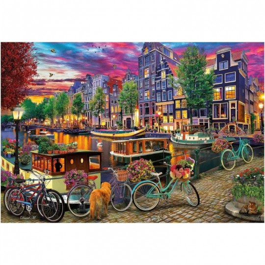 Puzzle 6000 pcs Bicyclettes à Amsterdam - Educa Educa - 2