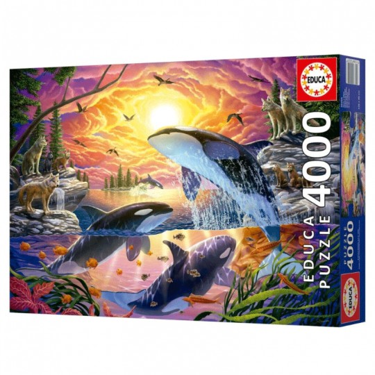 Puzzle 4000 pcs Orques et Loups - Educa Educa - 1