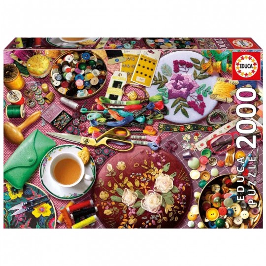 Puzzle 2000 pcs Table de couturière - Educa Educa - 1