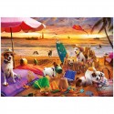 Puzzle 1000 pcs Chiens jouant à la plage - Educa Educa - 1 Puzzle 1000 pcs Chiens jouant à la plage - Educa Educa - 1