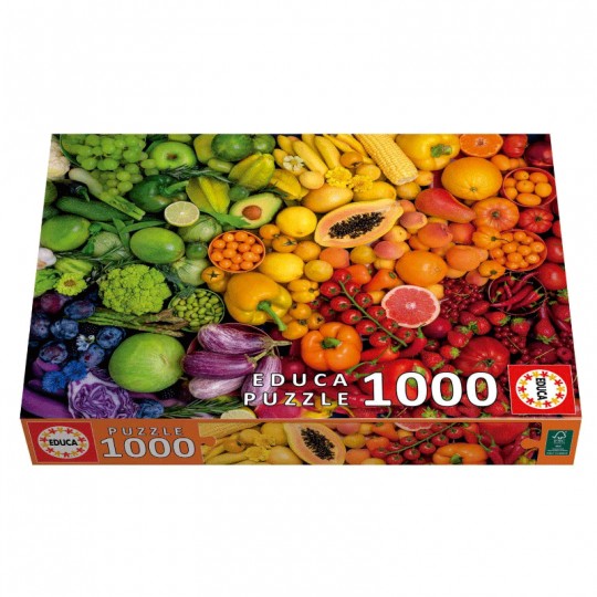 Puzzle 1000 pcs Vitamines colorées - Educa Educa - 1