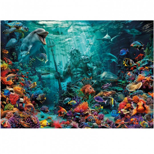 Puzzle 1000 pcs Récif de corail Poséidon - Educa Educa - 2