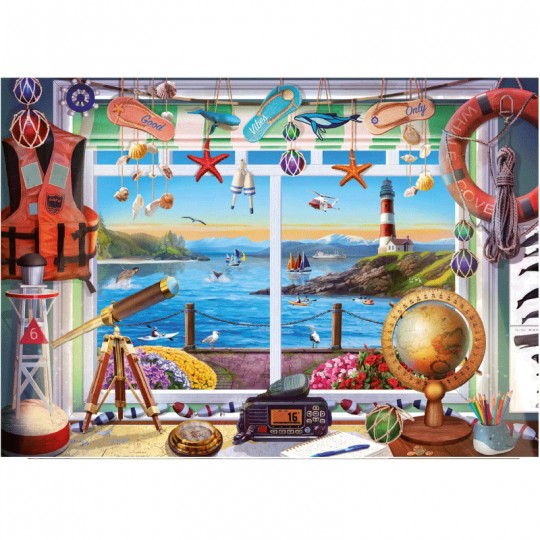 Puzzle 1000 pcs Vie portuaire - Educa Educa - 1
