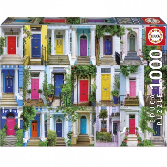 Puzzle 1000 pcs Portes de Notting Hill - Educa Educa - 1