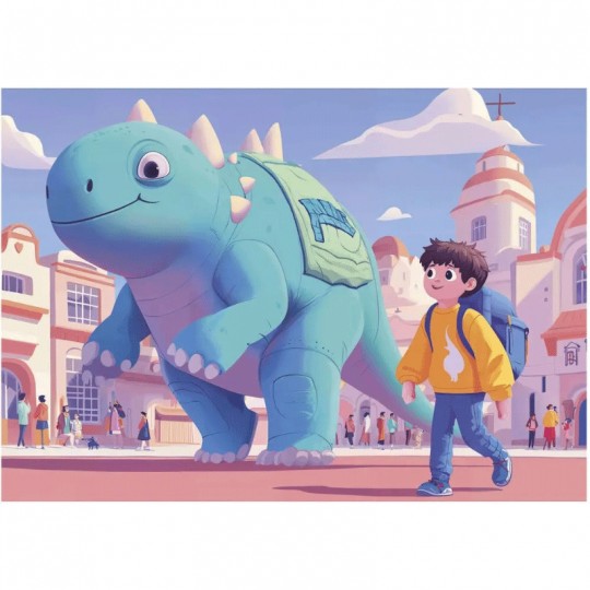 Puzzle progressif 20 + 40 + 60 + 80 pcs Dinosaures sympathiques - Educa Educa - 4