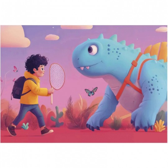 Puzzle progressif 20 + 40 + 60 + 80 pcs Dinosaures sympathiques - Educa Educa - 5