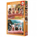 Puzzle 2 x 20 pcs Bébés animaux - Educa Educa - 1 Puzzle 2 x 20 pcs Bébés animaux - Educa Educa - 1