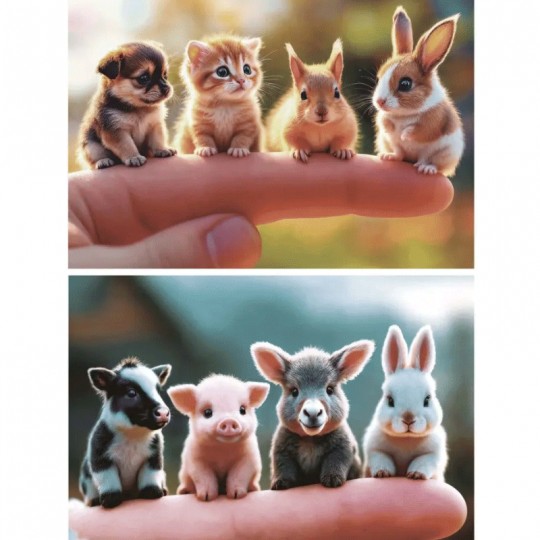 Puzzle 2 x 20 pcs Bébés animaux - Educa Educa - 2
