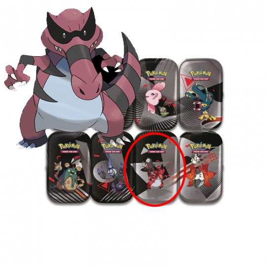 Pokémon: Mini tin Unys EV10.5 Foudre Noire & Flamme Blanche - Minotaupe  & Crocorible Pokémon - 1
