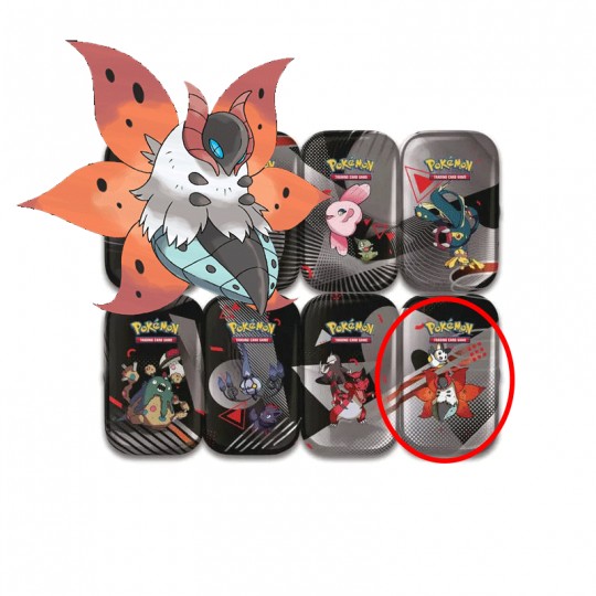 Pokémon: Mini tin Unys EV10.5 Foudre Noire & Flamme Blanche - Pyrax & Emolga Pokémon - 1
