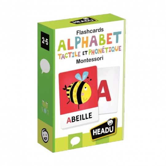 Flashcards Alphabet Tactile Phonétique Montessori - Headu Headu - 2