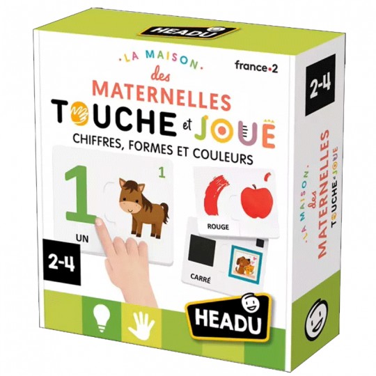 Chiffres, Formes et Couleurs Touche et Joue - Headu Headu - 1