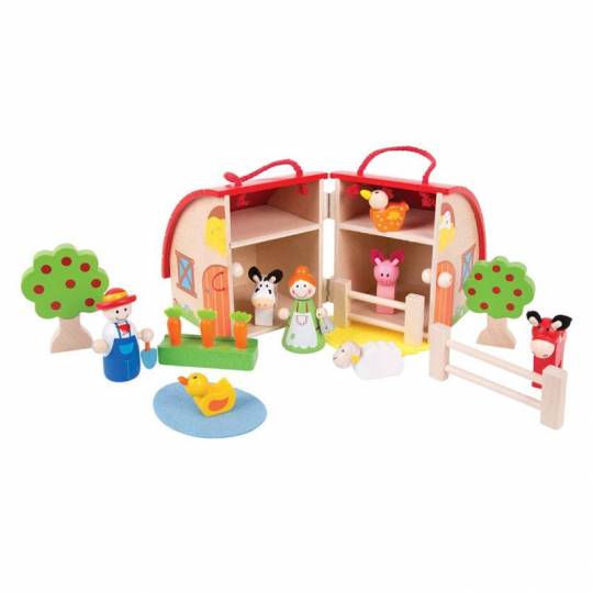 Mini ferme Playset BigJigs Toys - 1