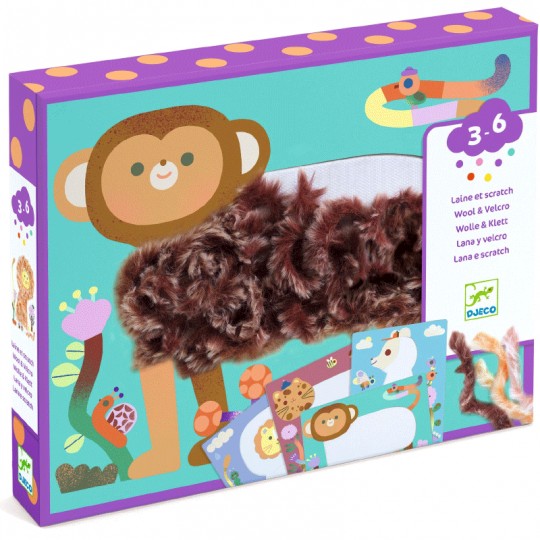 Laine & scratch : Tout poilus ! - Djeco Djeco - 1