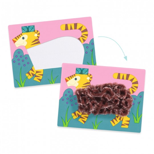 Laine & scratch : Avec un chapeau - Djeco Djeco - 1